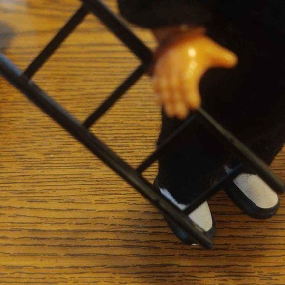 Vintage Celluloid Dutch Boy 6" Doll Holding A Ladder - Picture 3 of 6